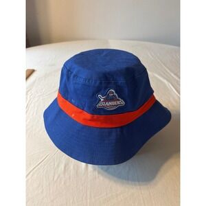 BWM Global Bridgeport Islanders Bucket Hat Unisex OSFM Blue Excellent AHL Hockey